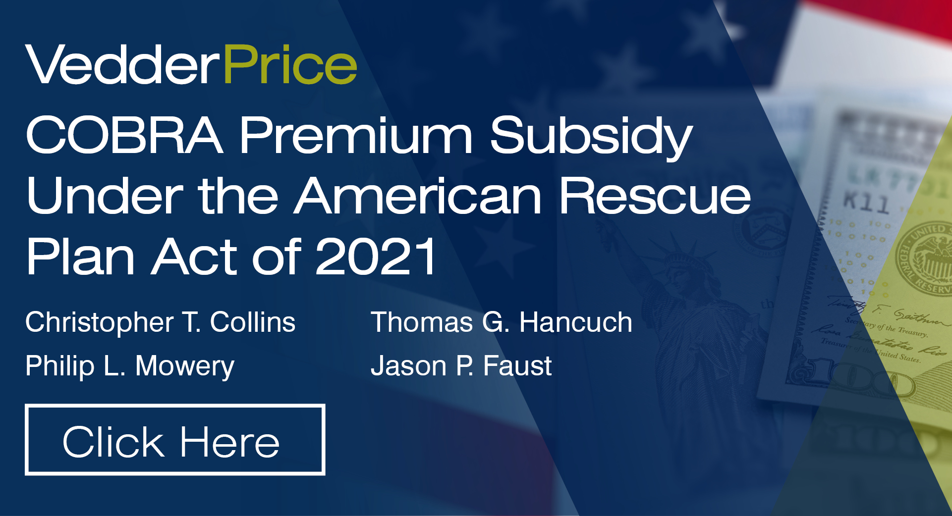 COBRA Premium Subsidy Under the American Rescue Plan Act of 2021