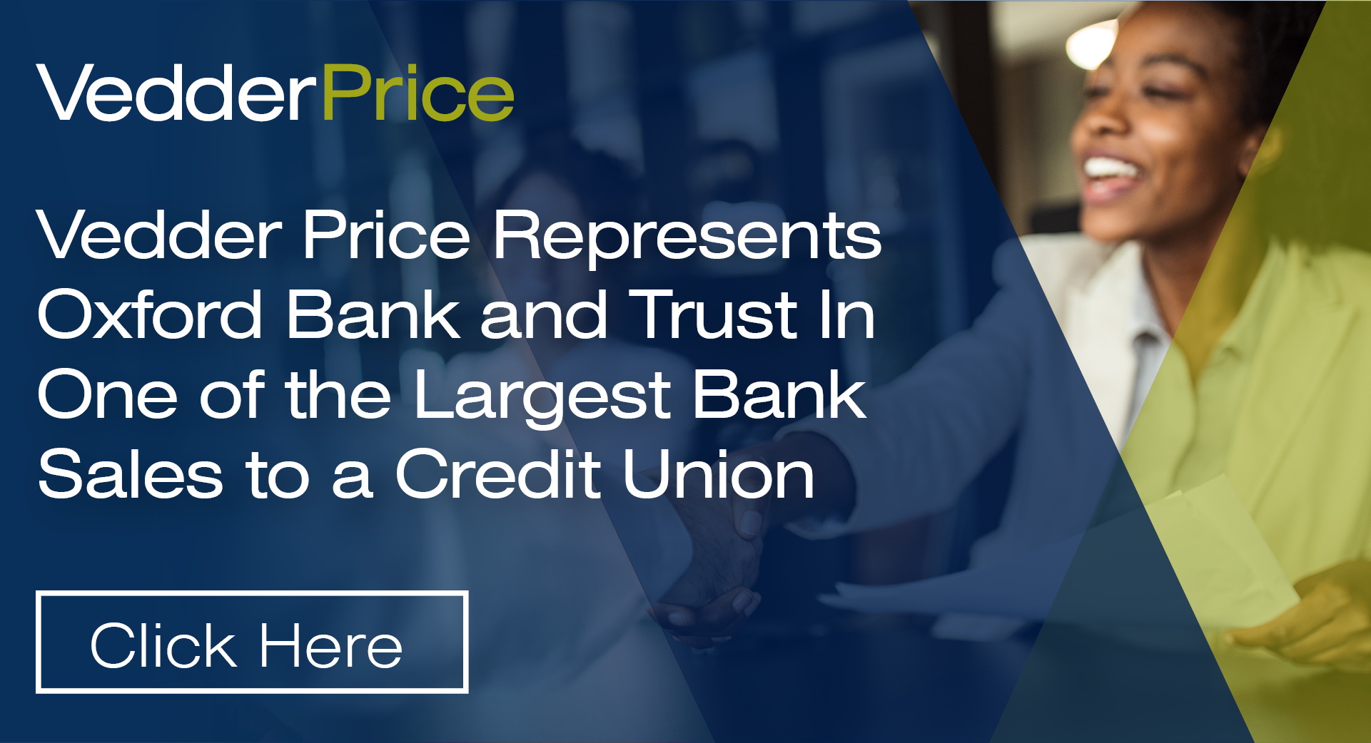 Vedder Price Represents Oxford Bank and Trust In One of the Largest