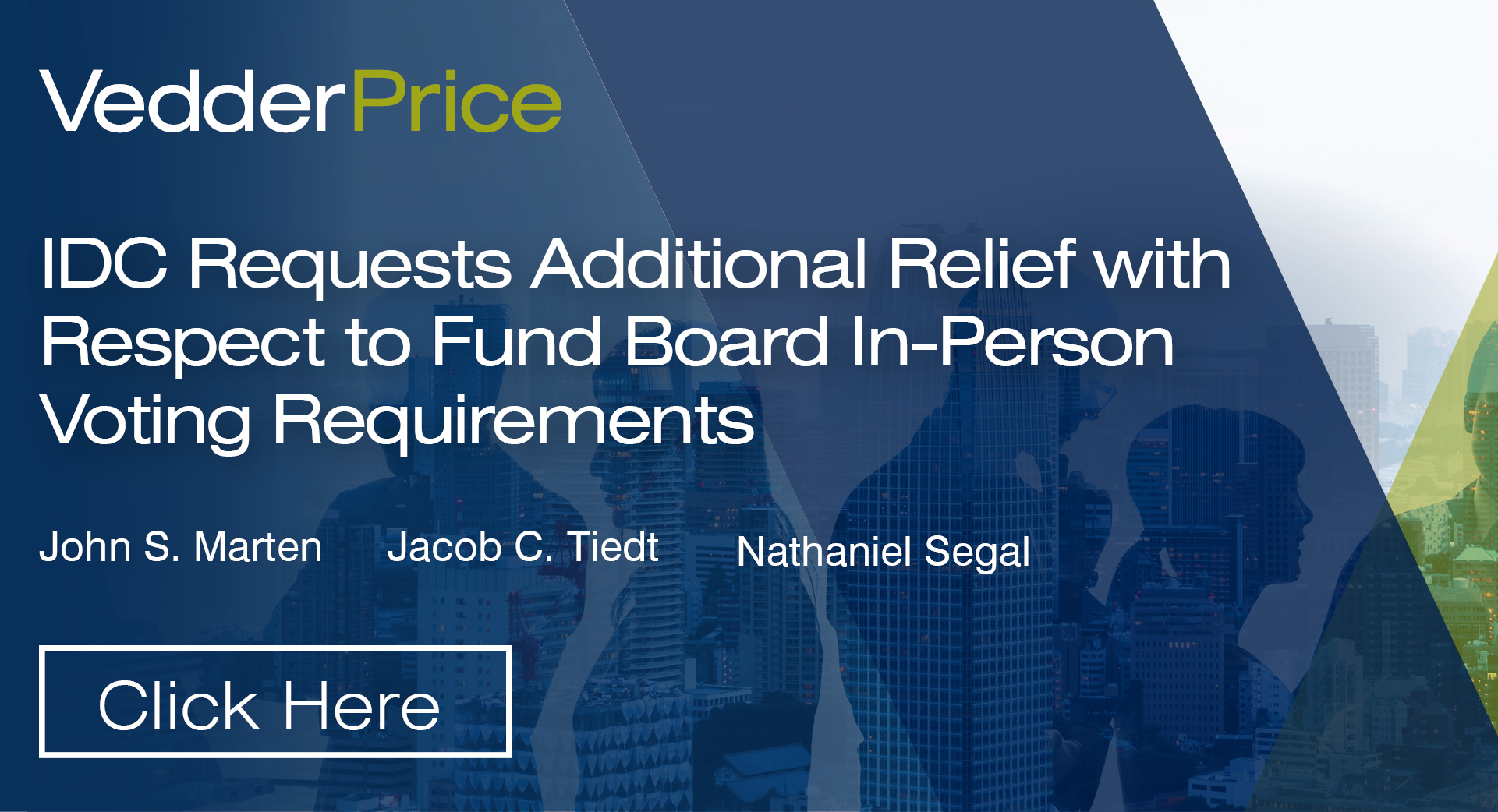 IDC Requests Additional Relief with Respect to Fund Board InPerson